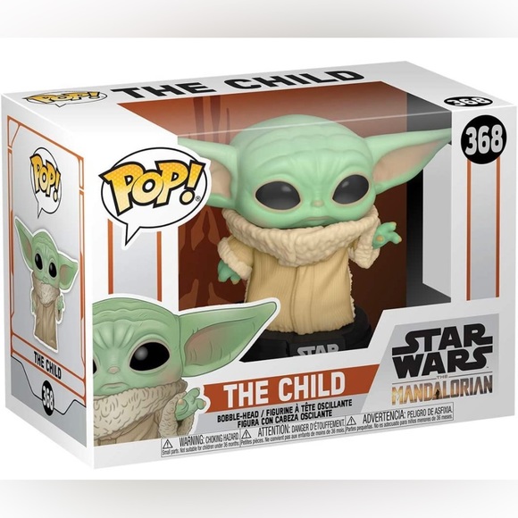 Funko Pop! Star Wars The Mandalorian The Child Bobble-Head Vinyl Figure, #368 - Picture 2 of 10